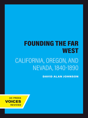 cover image of Founding the Far West